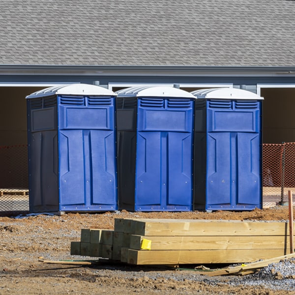 are there different sizes of portable toilets available for rent in Houghton SD